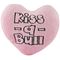 Kiss-A-Bull Plush Conversation Heart