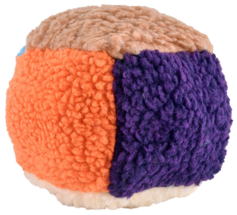 Fuzzy Cube Dog Toy, 5 1/2" Jeffers