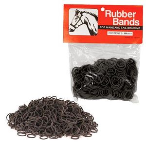 Rubber Braiding Bands for Horse Mane & Tail Braiding (pack of 500)