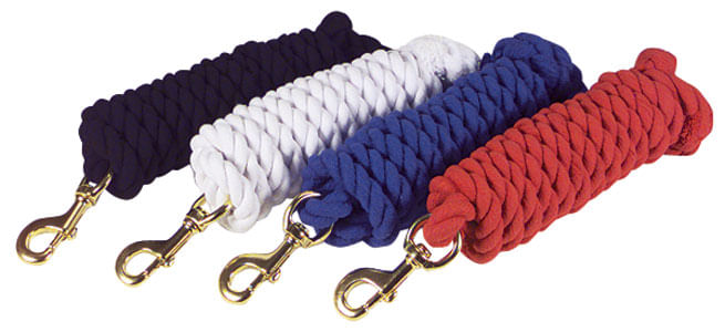 Colorful-Cotton-Lead-Ropes-w-Brass-Bolt-Snap