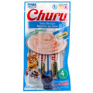 Churu Tuna Puree Lickable Cat Treat, 4-pk