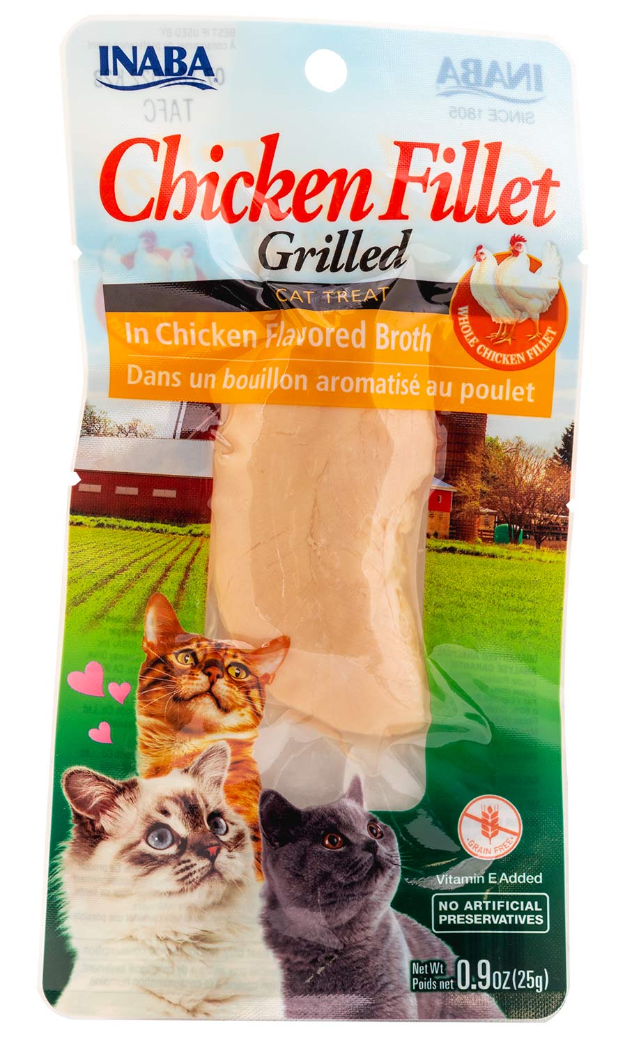 Grilled Chicken Fillet in Chicken Broth Cat Treat, 6pk Jeffers