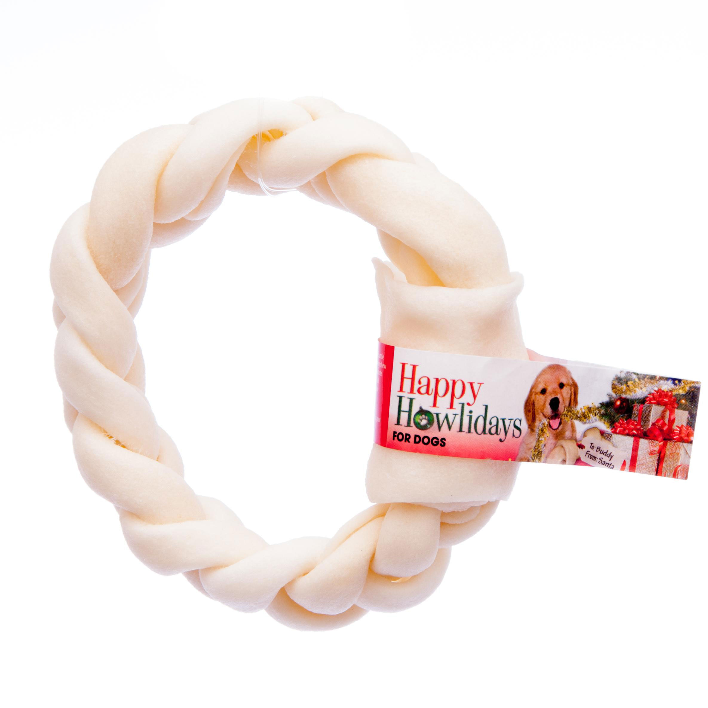 Braided USA Rawhide Wreath Jeffers