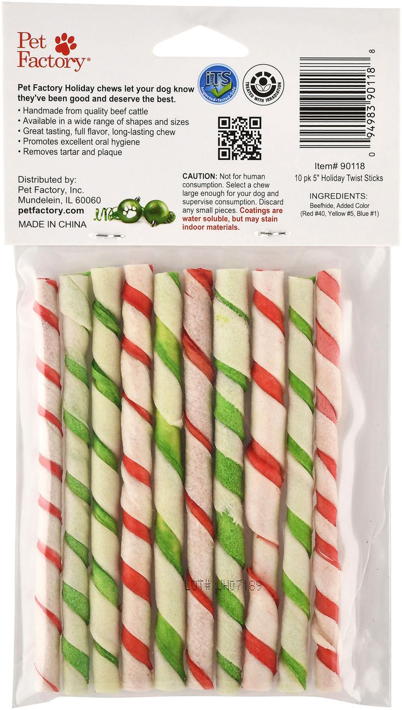 Holiday Twist Sticks, 10 pack Jeffers