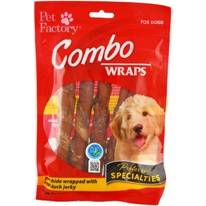 Porkhide w/Duck Combo Wrap Dog Chews