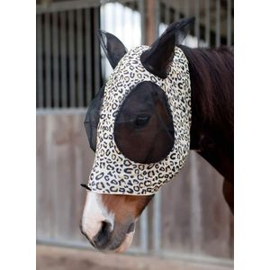 Jeffers Expression "Electric Cheetah" Lycra Fly Mask with Ears