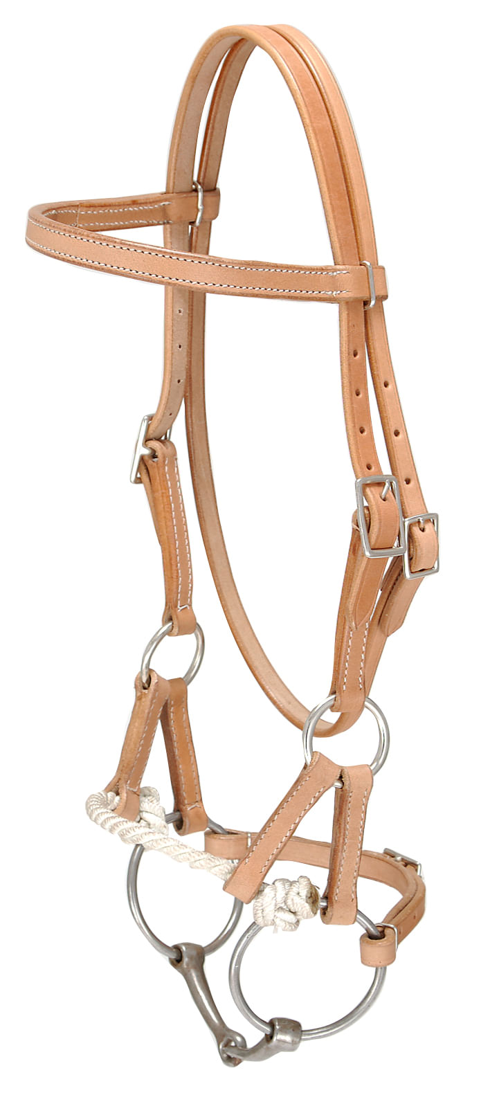 Royal-King-Half-Breed-Snaffle-Side-Pull