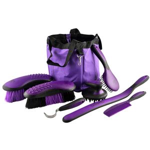 Great Grips Horse Grooming Set with Bag, 7-piece