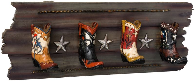 Cowboy-Boots-Four-Hook-Rack