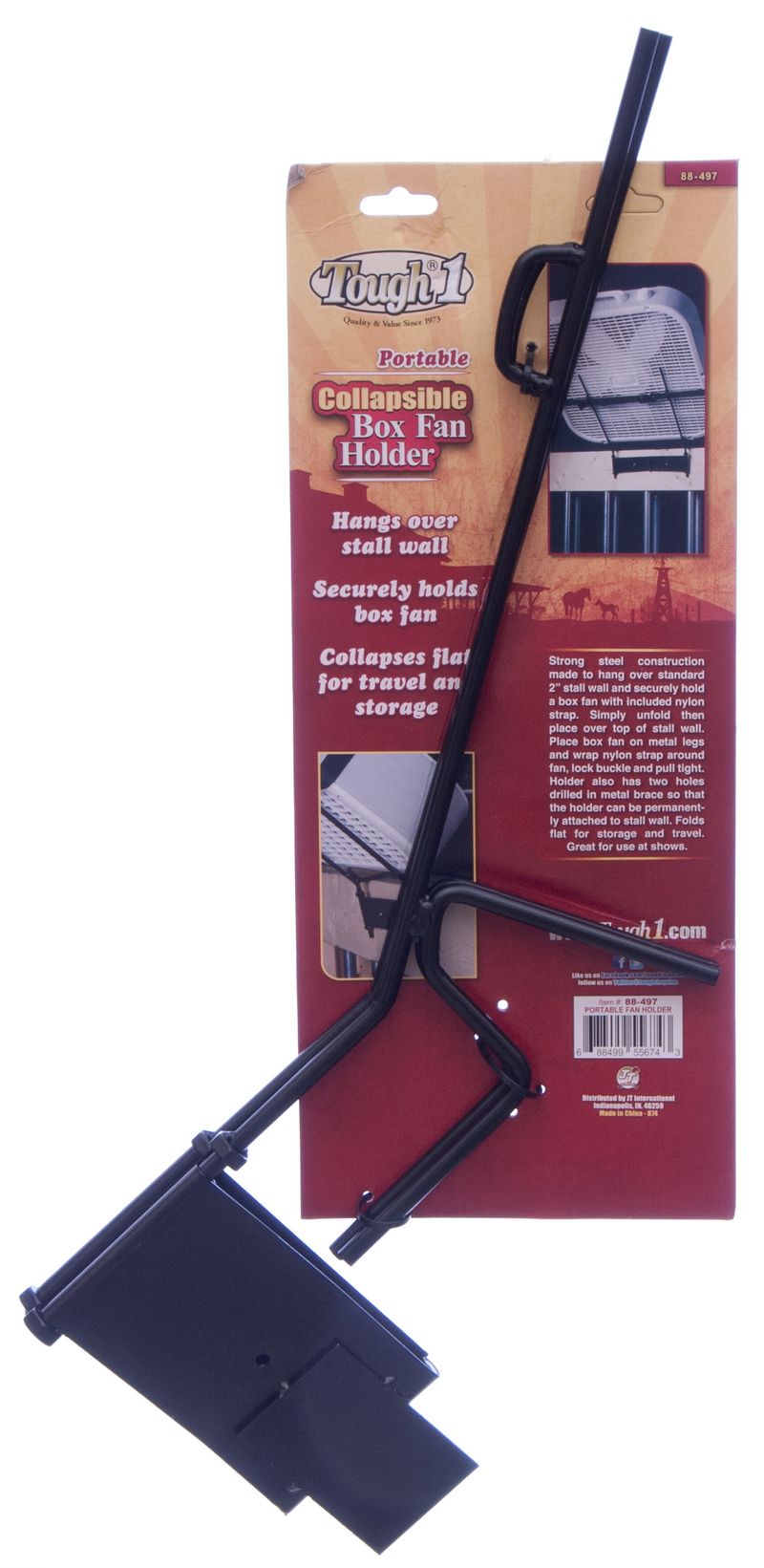Tough1 Box Fan Holder, Black Jeffers