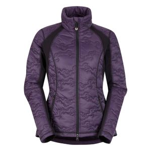 Kerrits Riders Delite Quilted Jacket, Blackberry/Black