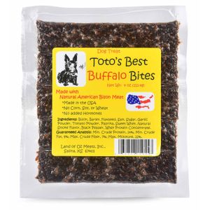 Toto's Best Buffalo Bites Dog Treats, 4 oz
