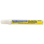 ALL-WEATHER-Plastic-Tag-Marker---WHITE-INK