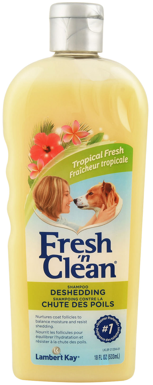 Fresh 'n Clean Deshedding Shampoo, 18 oz Jeffers