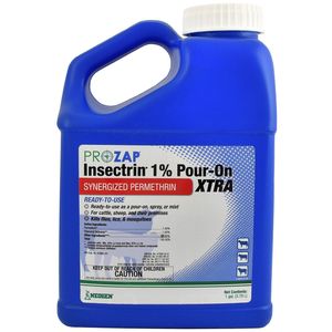 Prozap Insectrin 1% Pour-On Xtra, gallon