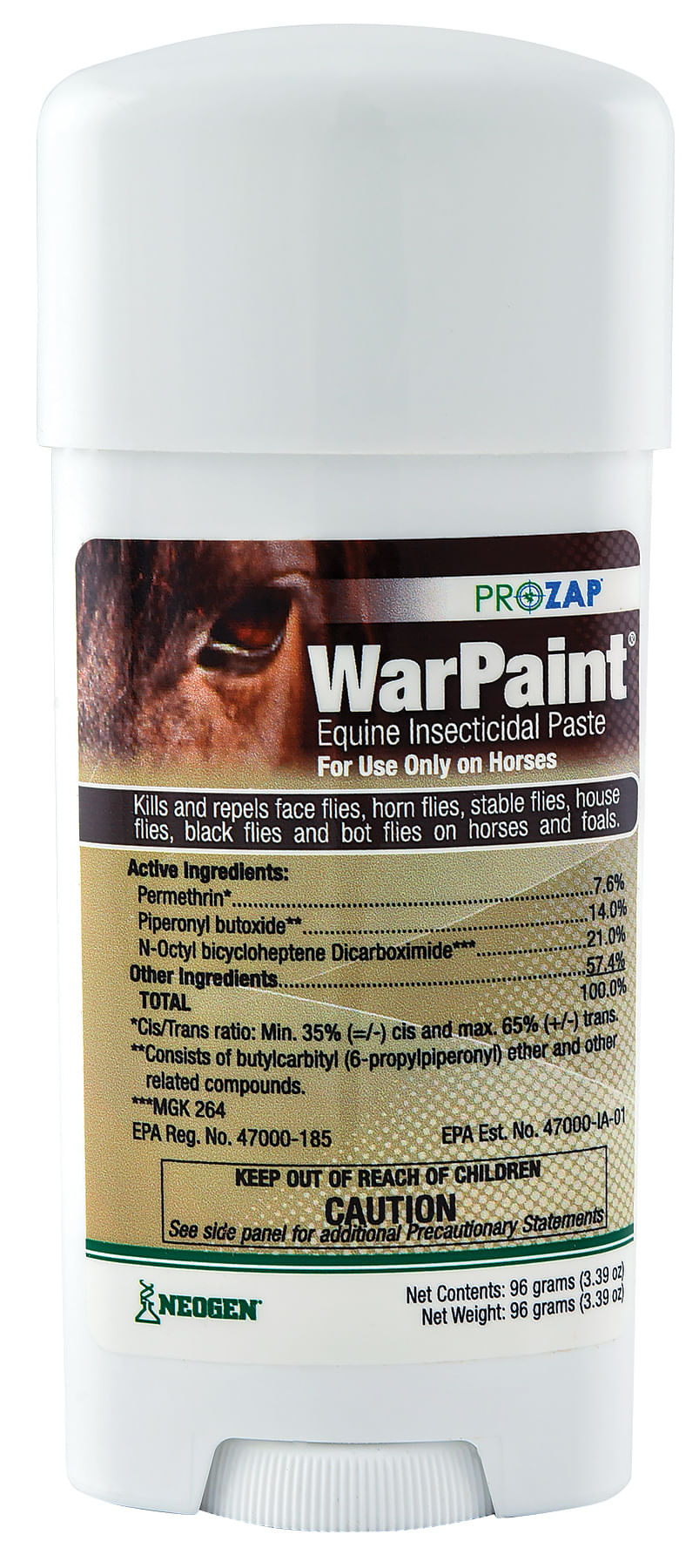 War Paint Horse Insecticidal Paste, 3.43 oz Jeffers