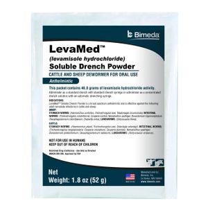 LevaMed Soluble Drench Powder Dewormer, 52 gram