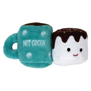 2-pk Hot Cocoa/Marshmallow Cat Toy