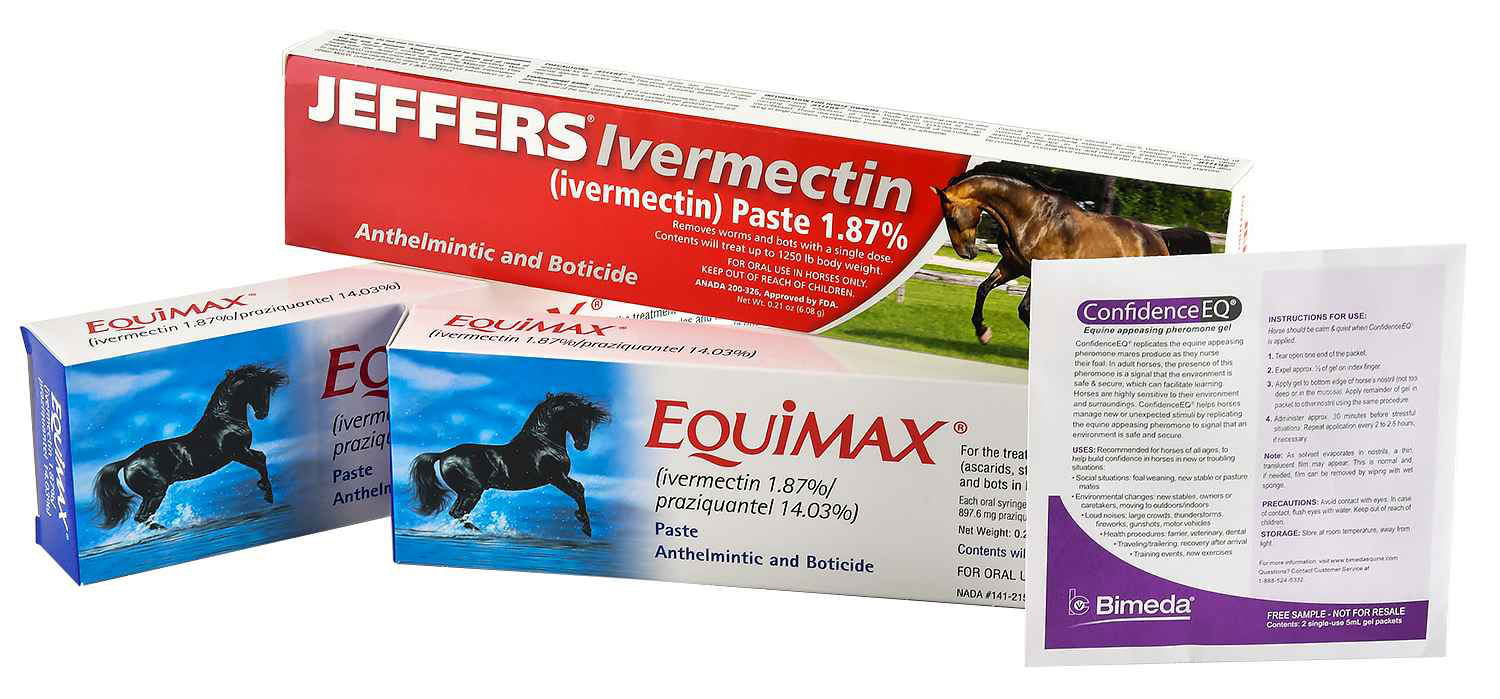 Jeffers Bimeda Deworming and Calming Kit for Horses Jeffers