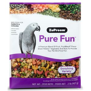 Pure Fun Bird Food for Parrots & Conures