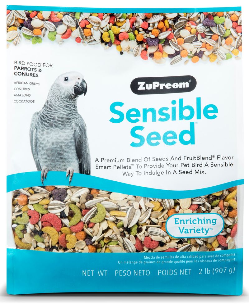 Sensible Seed Bird Food for Parrots & Conures Jeffers