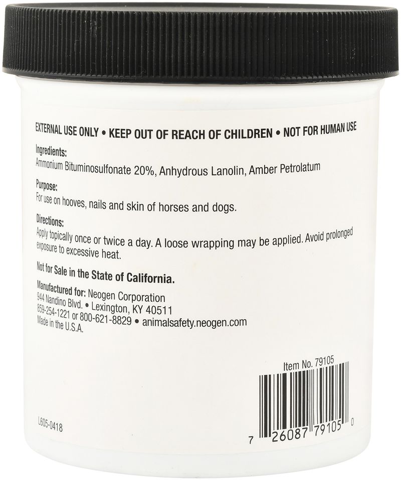 Black Drawing Salve for Poultice or Topical Ointment Jeffers