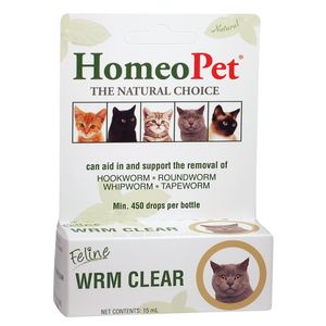 HomeoPet Feline Wrm Clear, 15 mL