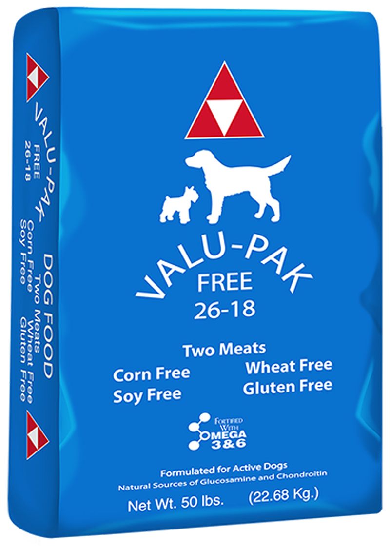 Valu Pak Free 26 18 Dog Food Blue Bag 50 lb Jeffers