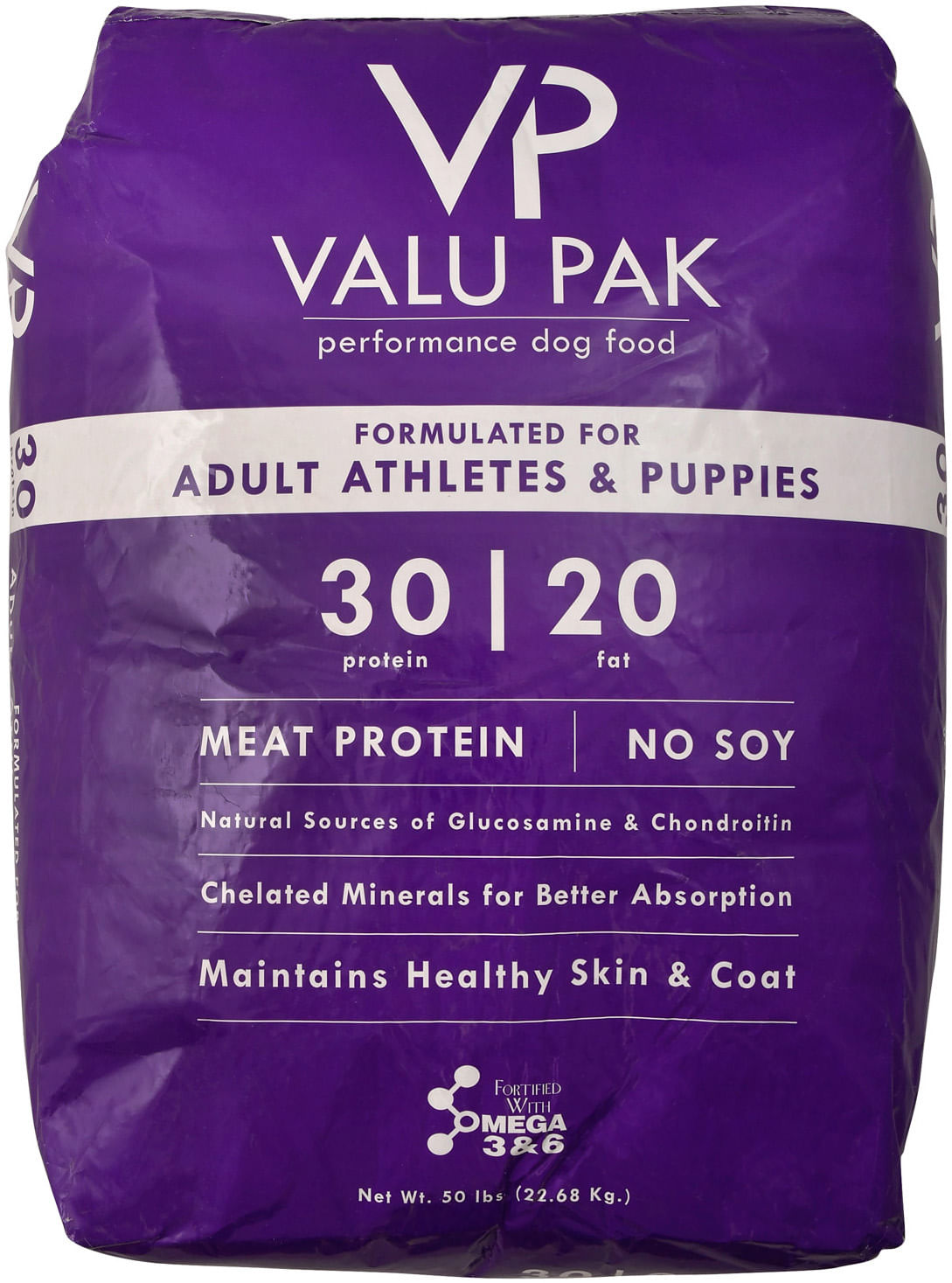 Valu-Pak 30-20 Dog Food (Purple Bag), 50 lb - Jeffers
