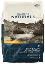 Diamond natural skin shop and coat dog food