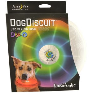Dog Discuit LED Light-Up Flying Disc