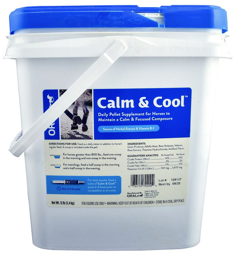 Calm & Cool Horse Supplement Pellets Jeffers