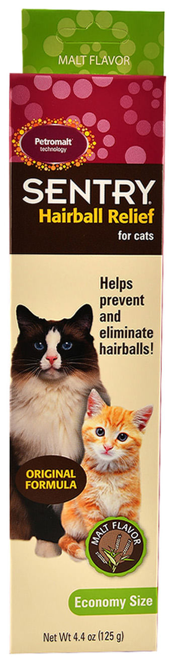 Sentry hairball 2025 relief for cats