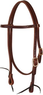 Premium-Harness-Leather-Pre-Oiled-Browband-Headstall