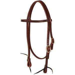 Premium Harness Leather Pre-Oiled Browband Headstall