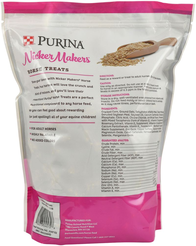 Purina Nicker Makers Horse Treats, 3.5 lb Jeffers
