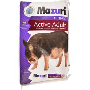 Mazuri Mini Pig, Active Adult,  25 lb