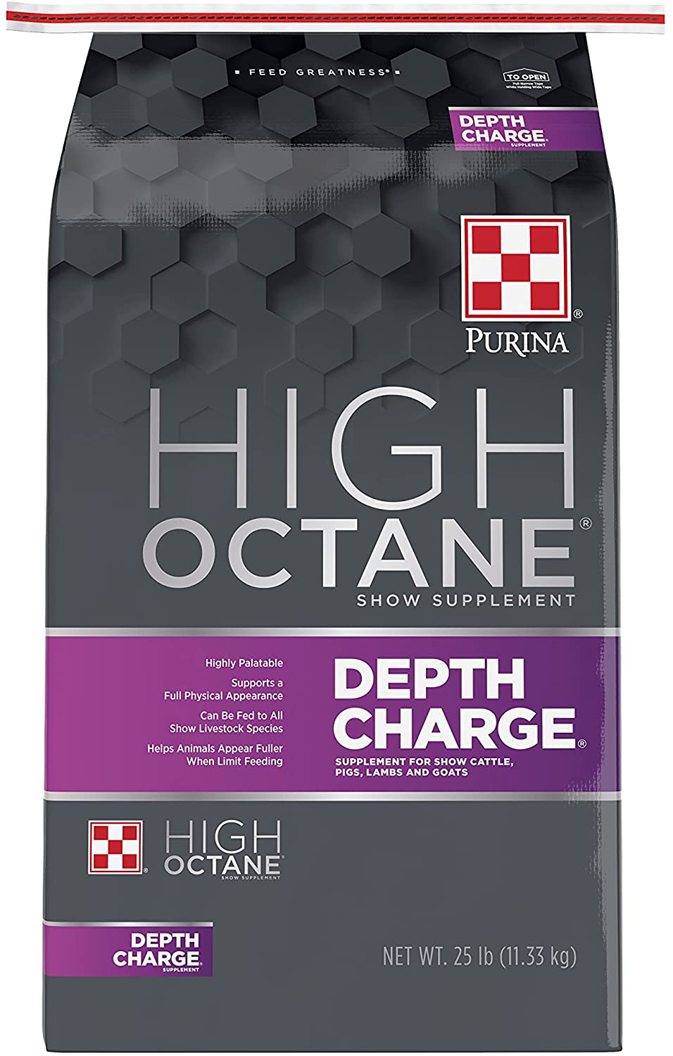 Purina High Octane Depth Charge Supplement for Show Animals Jeffers