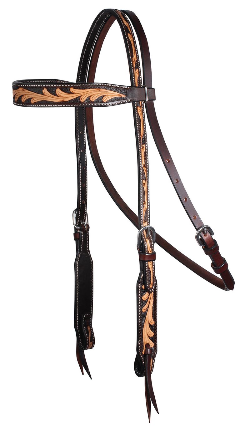 Professional-s-Choice-Floral-Browband-Headstall