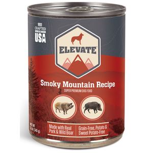 Elevate Smoky Mountain Recipe Canned Dog Food