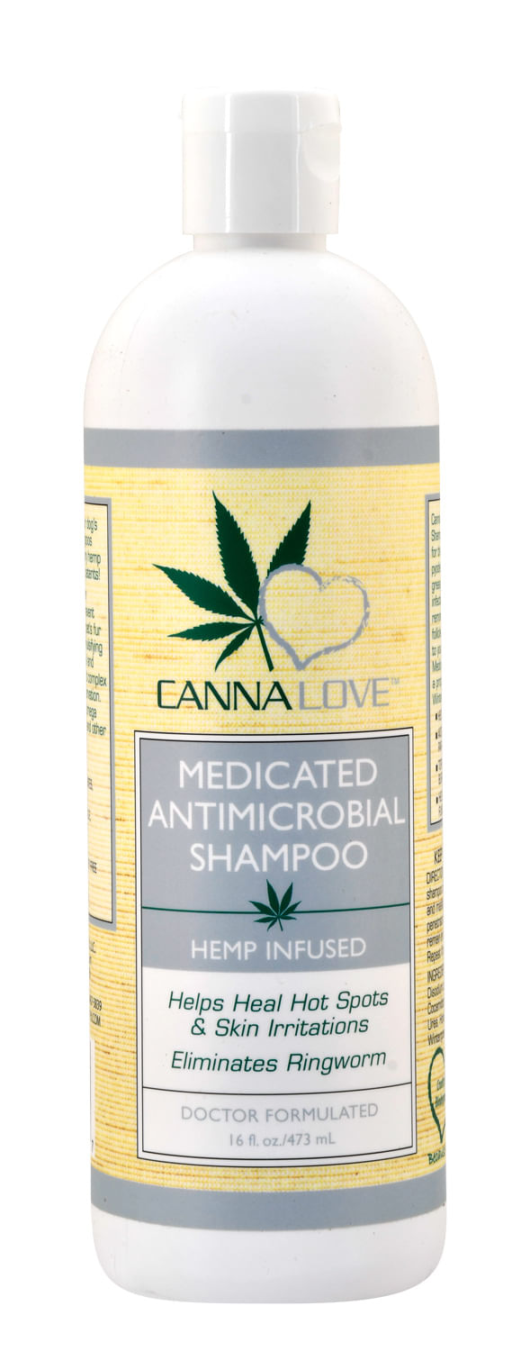 CannaLove Antimicrobial Shampoo, 16 oz Jeffers