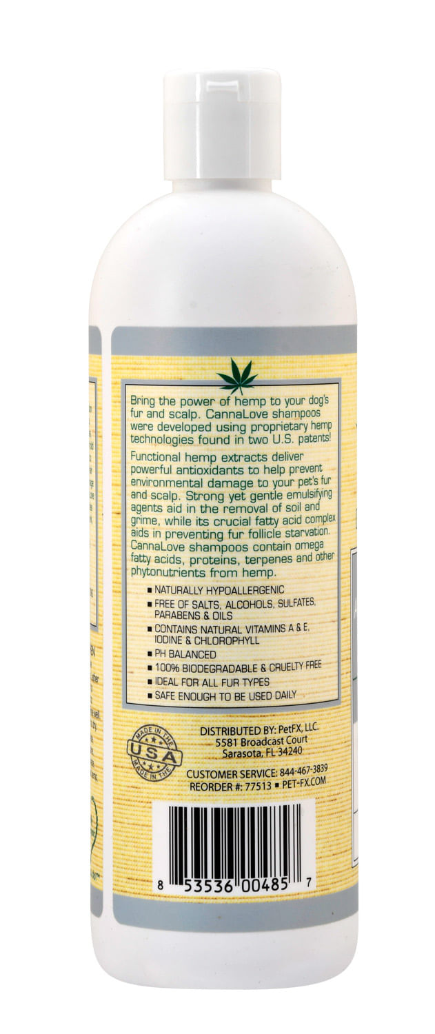 CannaLove Antimicrobial Shampoo, 16 oz Jeffers