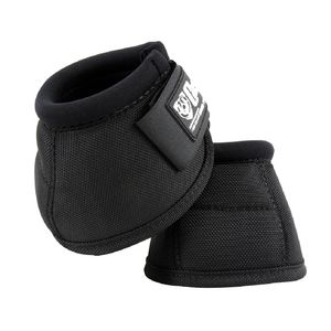 Cashel No-Turn Bell Boots, Black, pair