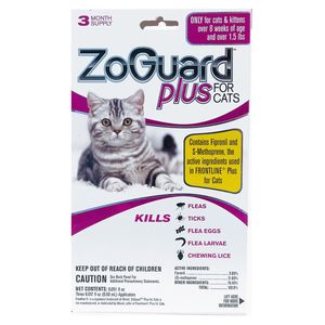 ZoGuard Plus for Cats, 3 pack