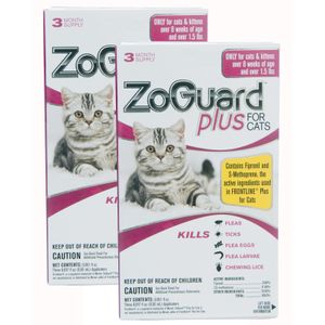 ZoGuard Plus for Cats, 6 pack