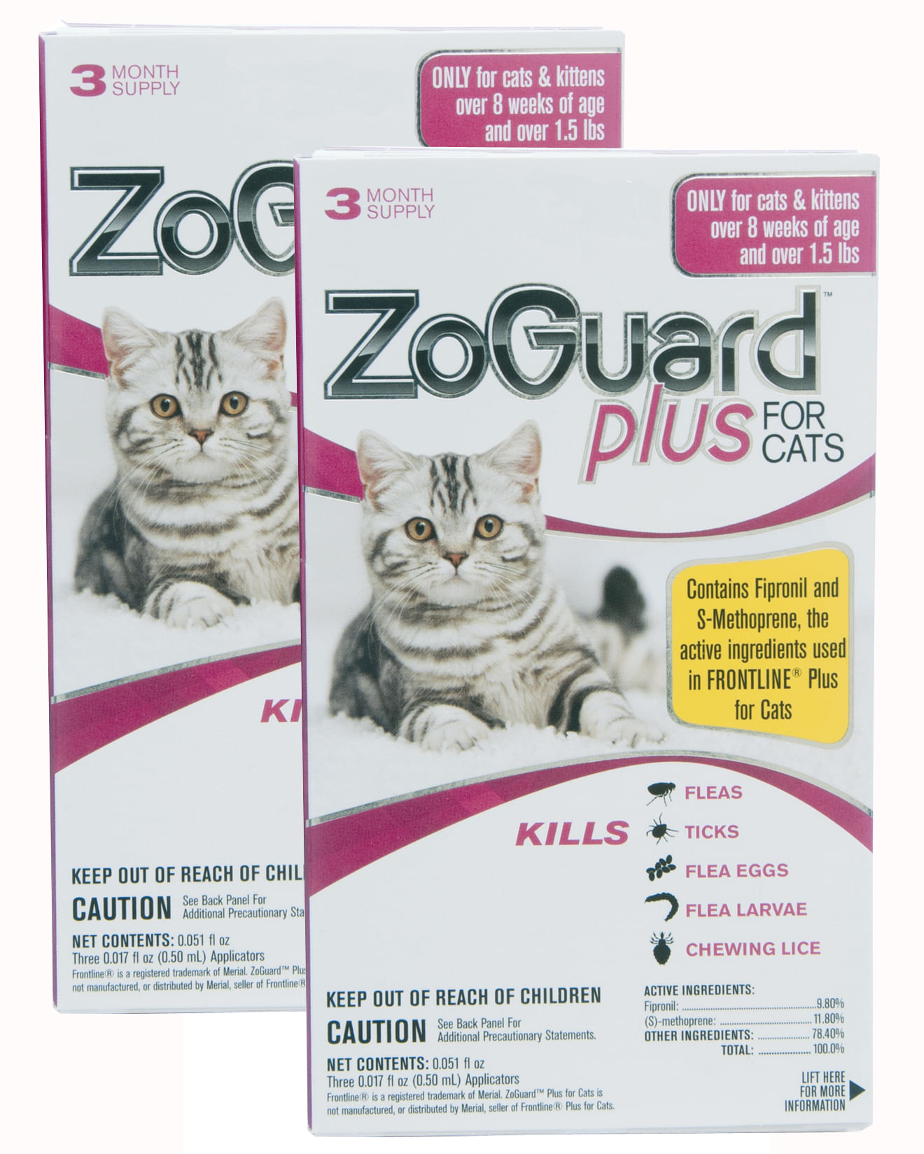 ZoGuard Plus, Cats, 6 pack - Jeffers