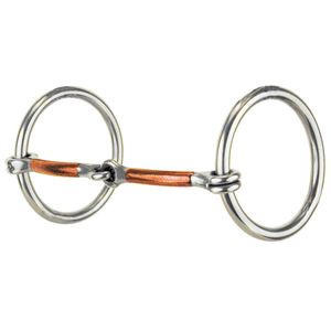 Reinsman Miniature/Pony Copper Mouth O-Ring Snaffle