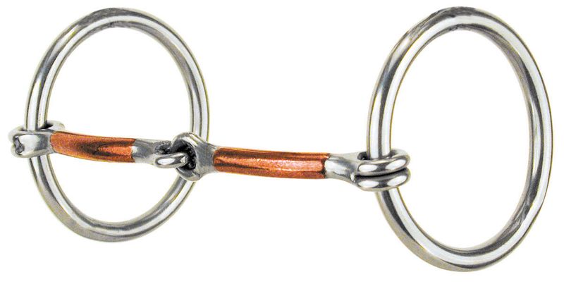 Reinsman-Miniature-Pony-Copper-Mouth-O-Ring-Snaffle