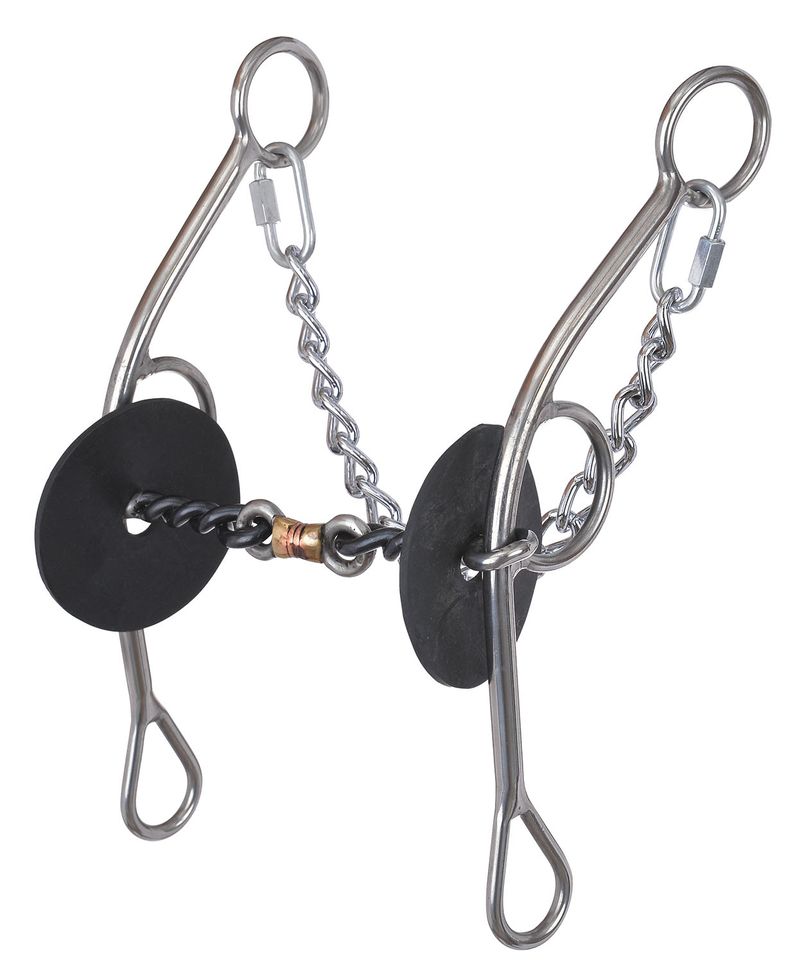 Reinsman JoseyMitchell Copper Dog Bone Long Shank Bit Jeffers