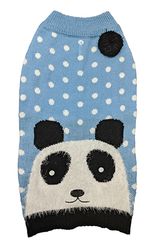 Panda-Motif-Dog-Sweater